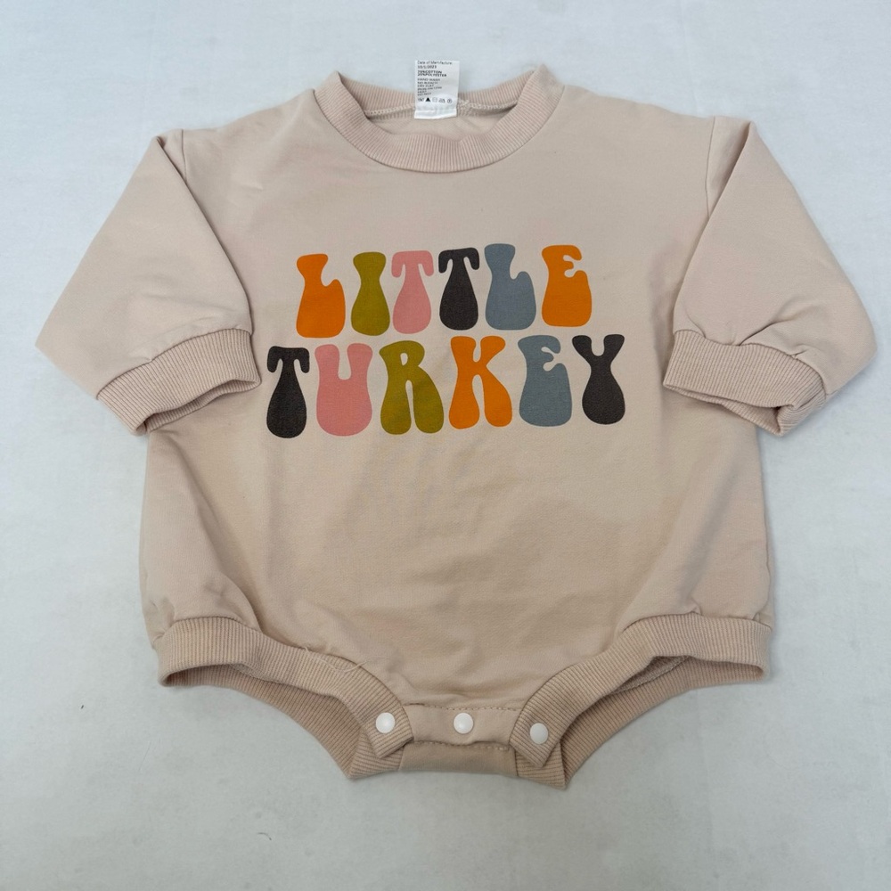 Little Turkey Baby Romper